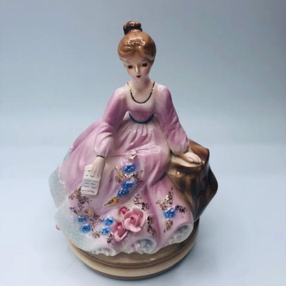 Vintage Other - Vintage Josef Originals Porcelain Lady Music Box